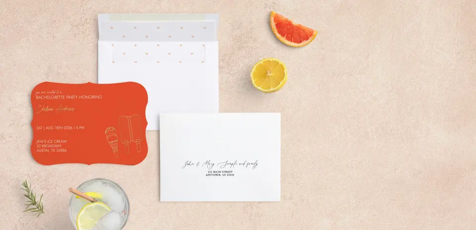 Front with Envelope Liner
