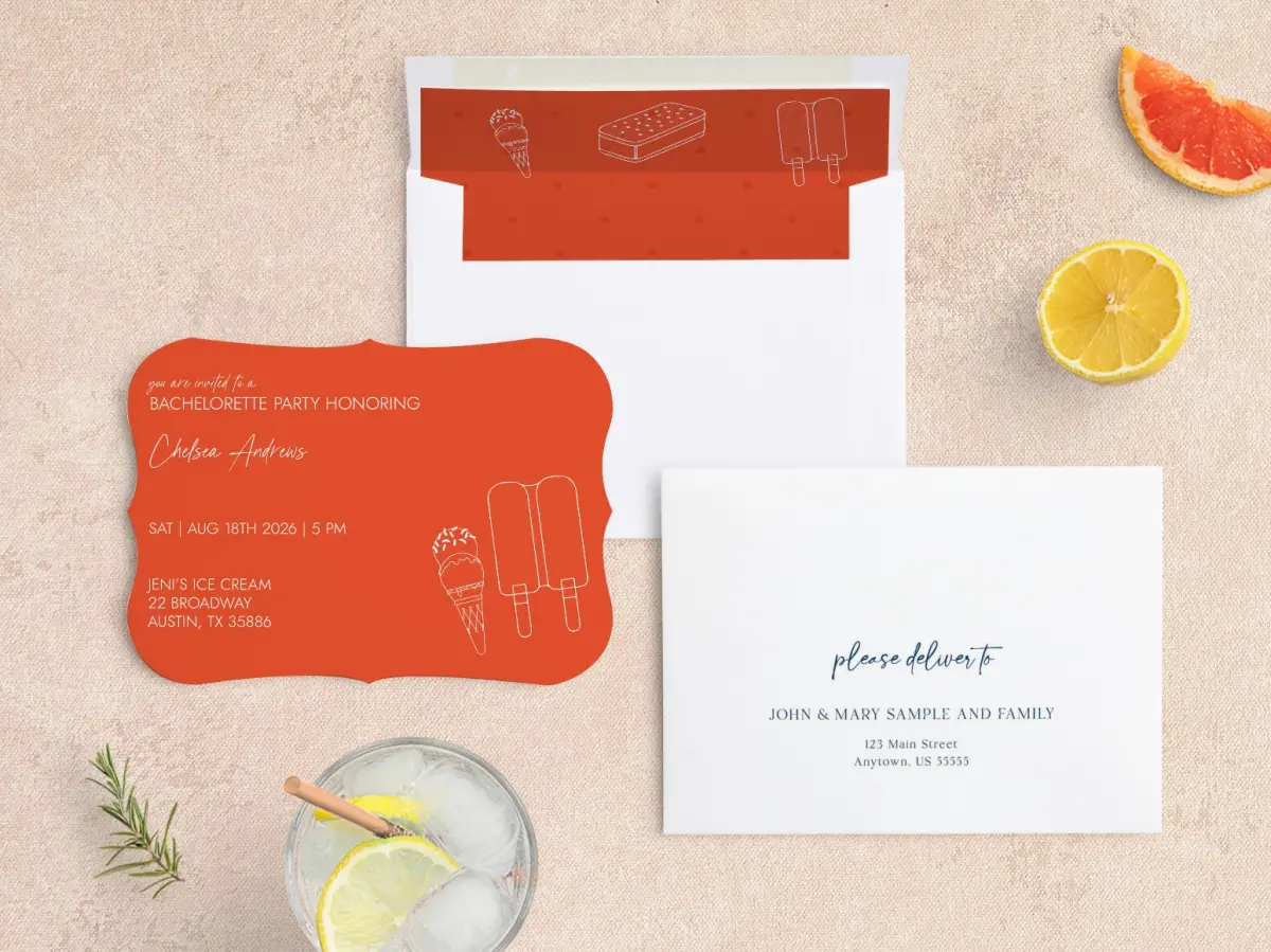 Front with Envelope Liner