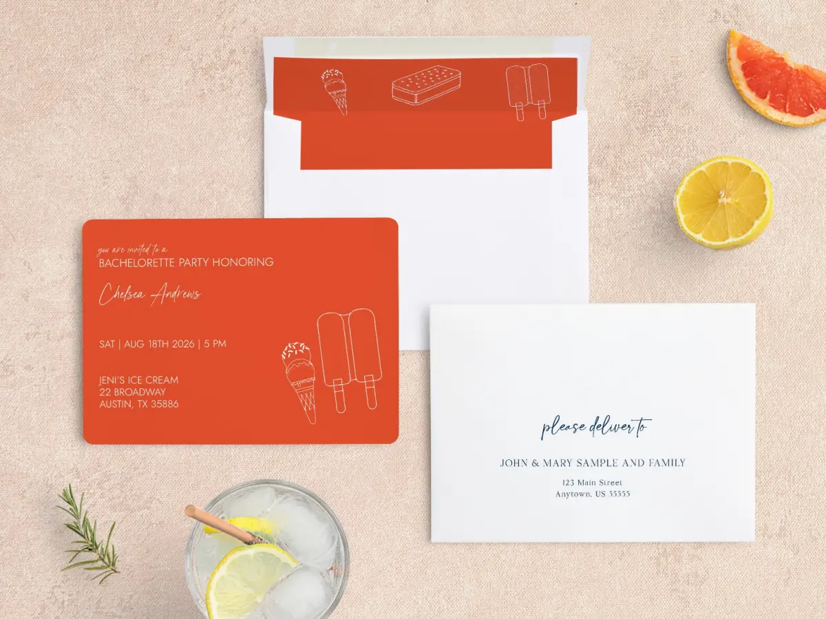 Front with Envelope Liner