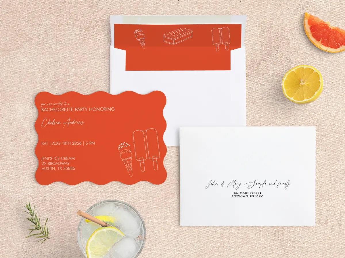 Front with Envelope Liner