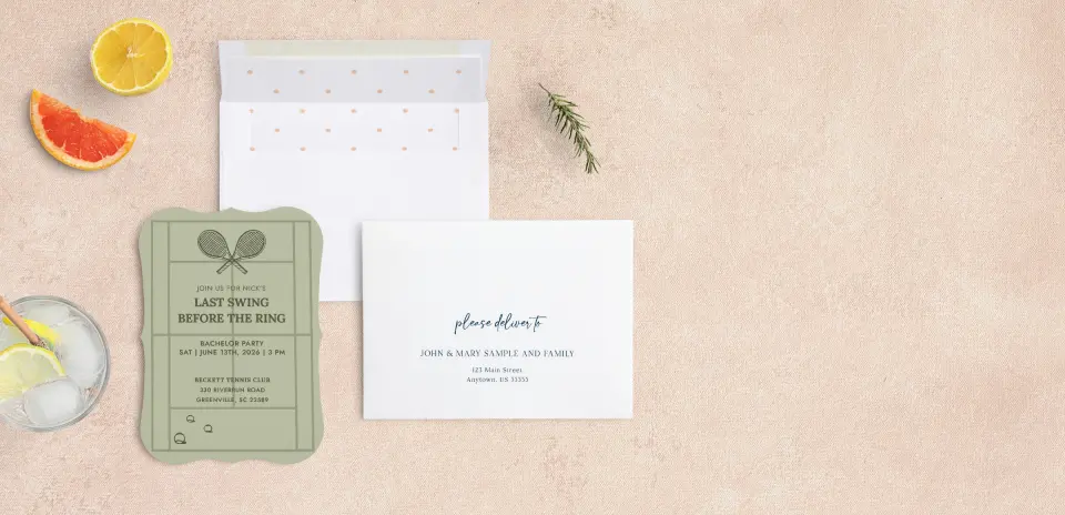 Front with Envelope Liner