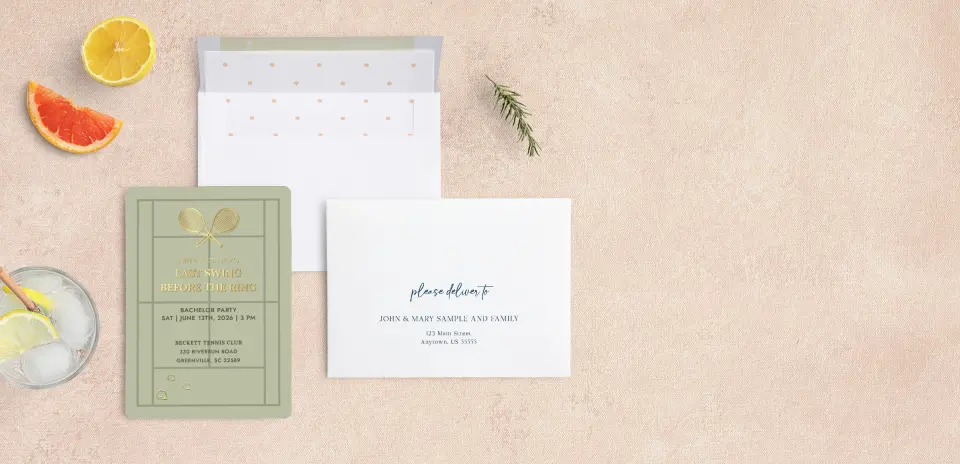 Front with Envelope Liner