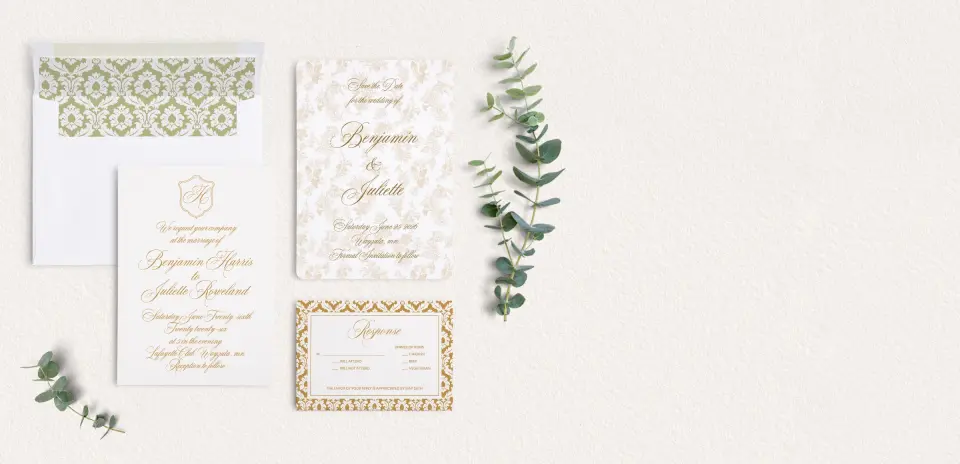 Front of Save the Date Card