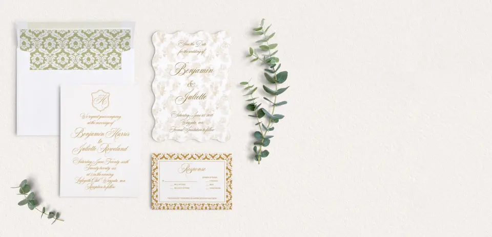 Front of Save the Date Card
