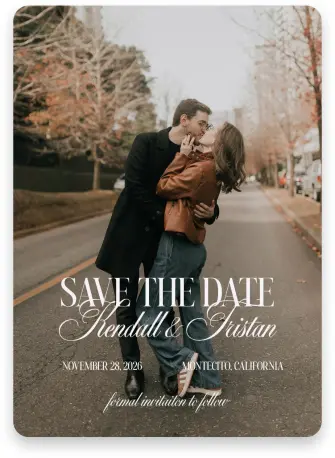 Wedding Save the Date Design