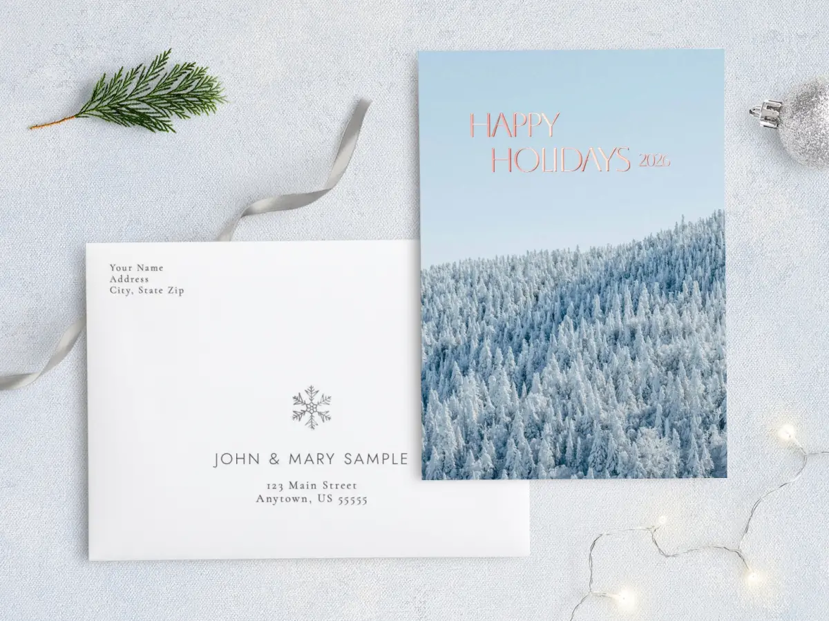 Front with Envelope Design