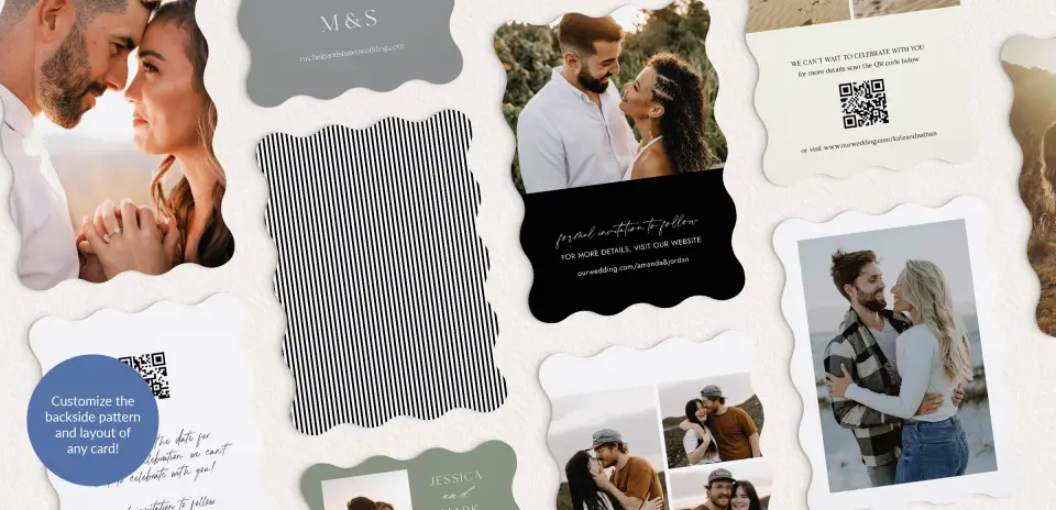 Back of Save the Date Card