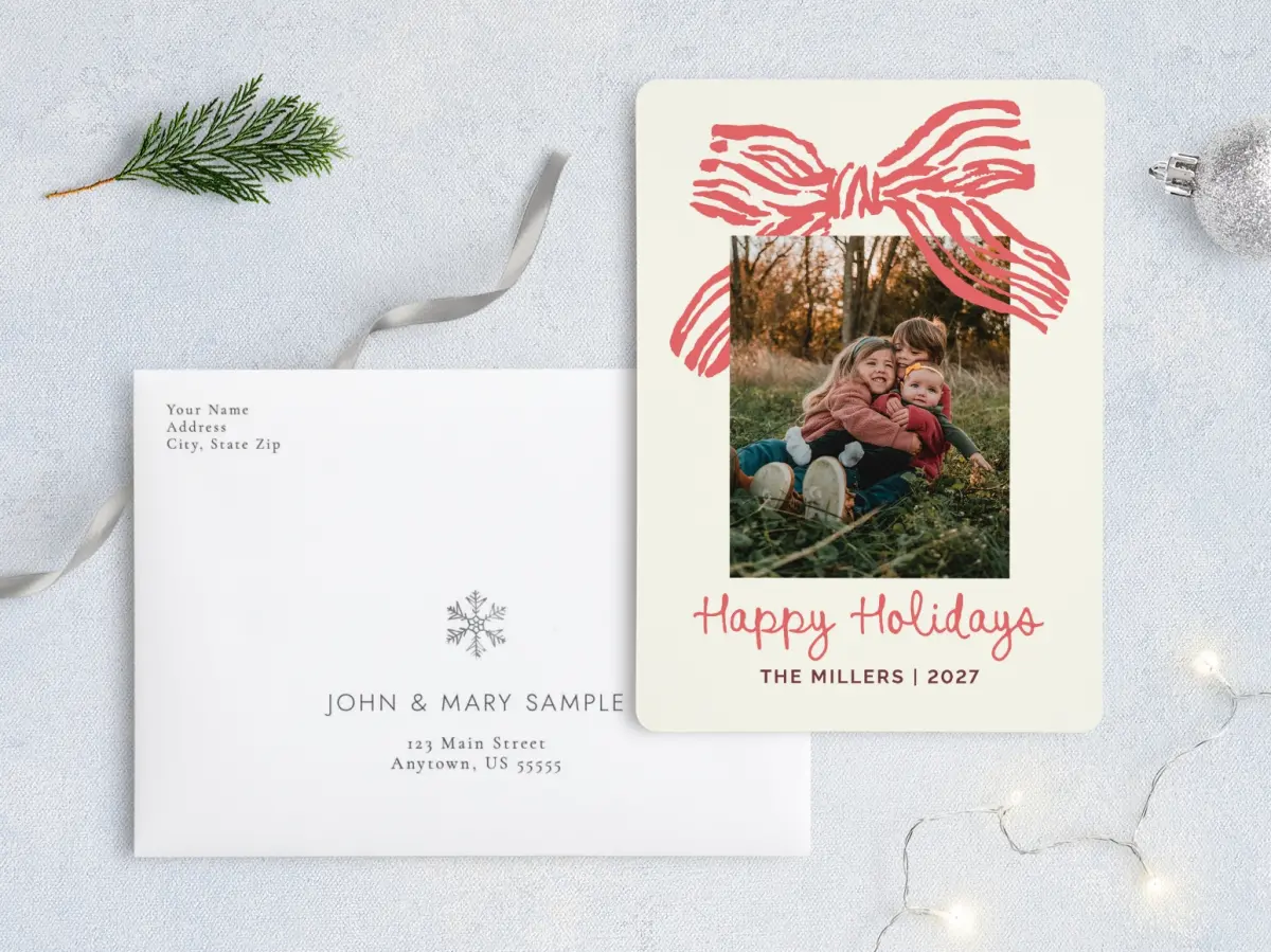 Front with Envelope Design