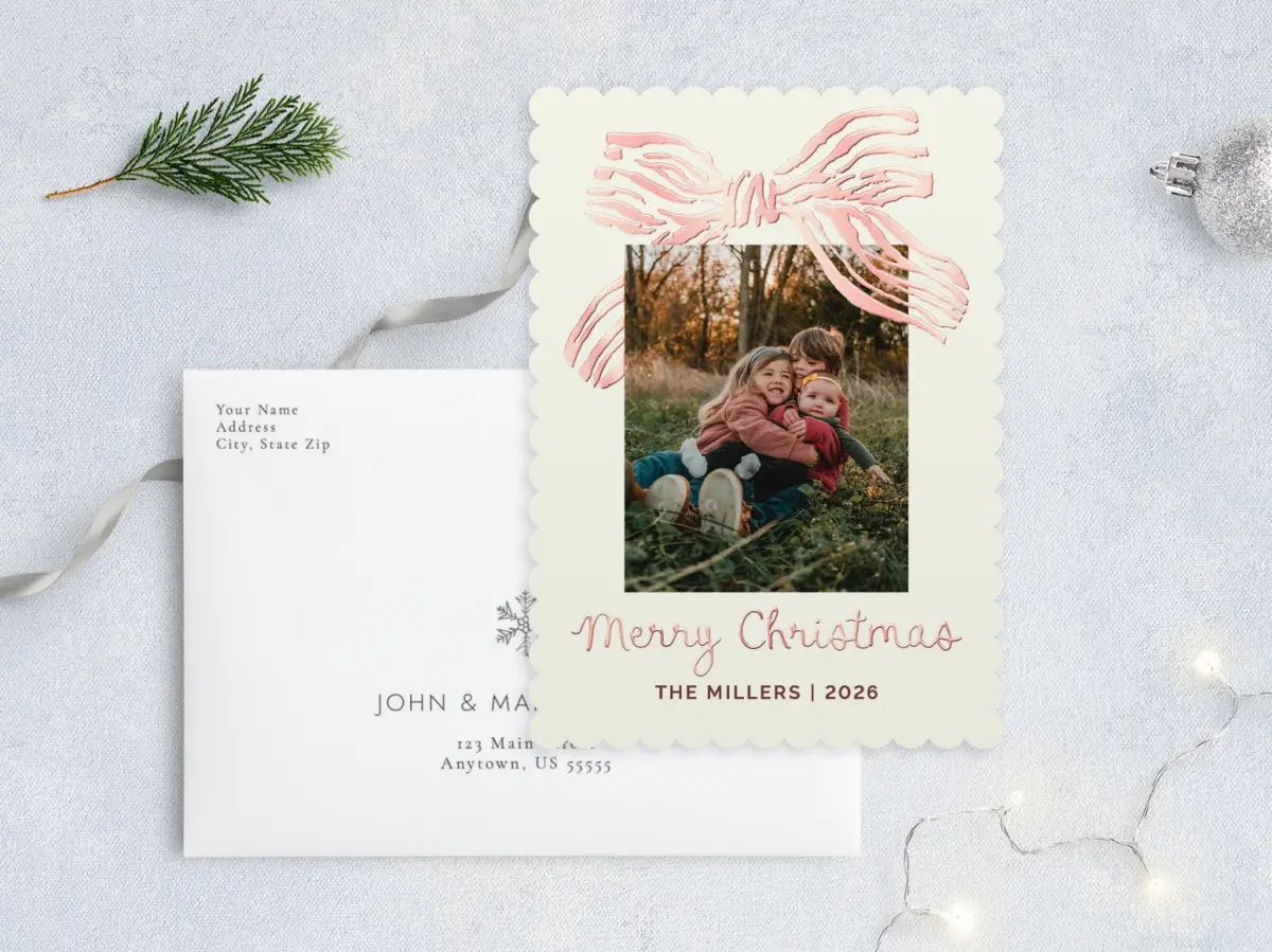 Front with Envelope Design