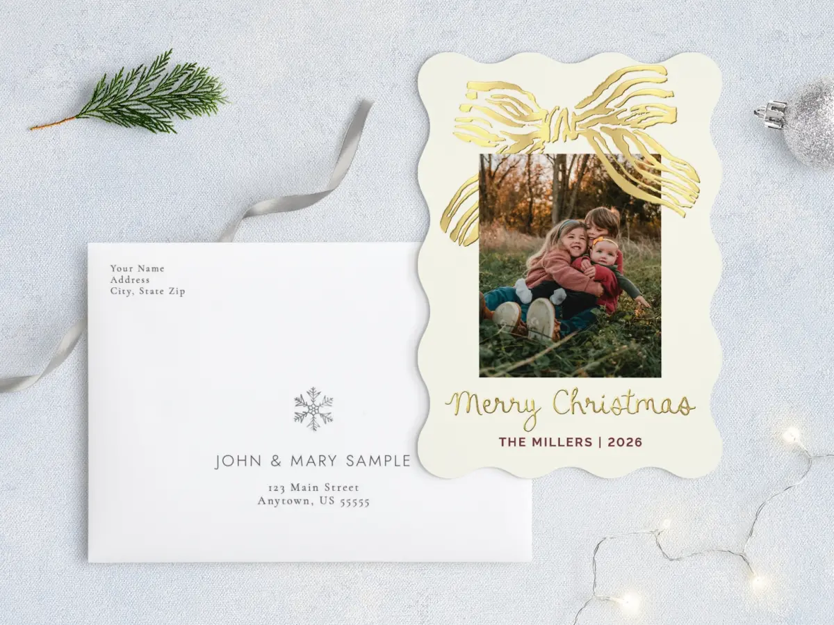 Front with Envelope Design