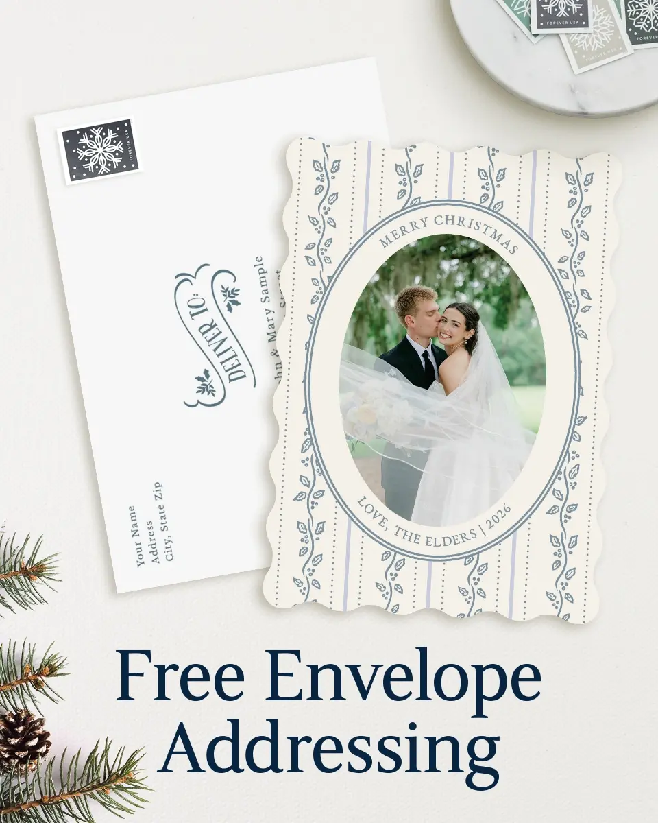 Wavy Christmas Cards