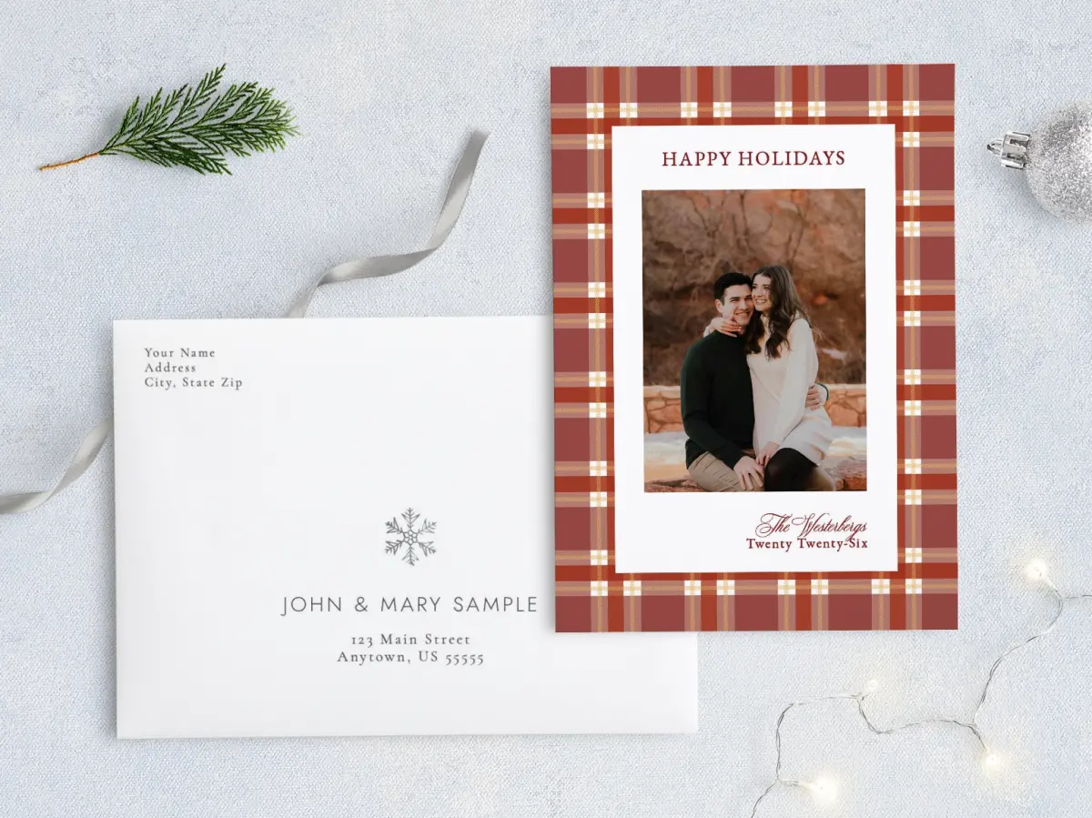 Front with Envelope Design