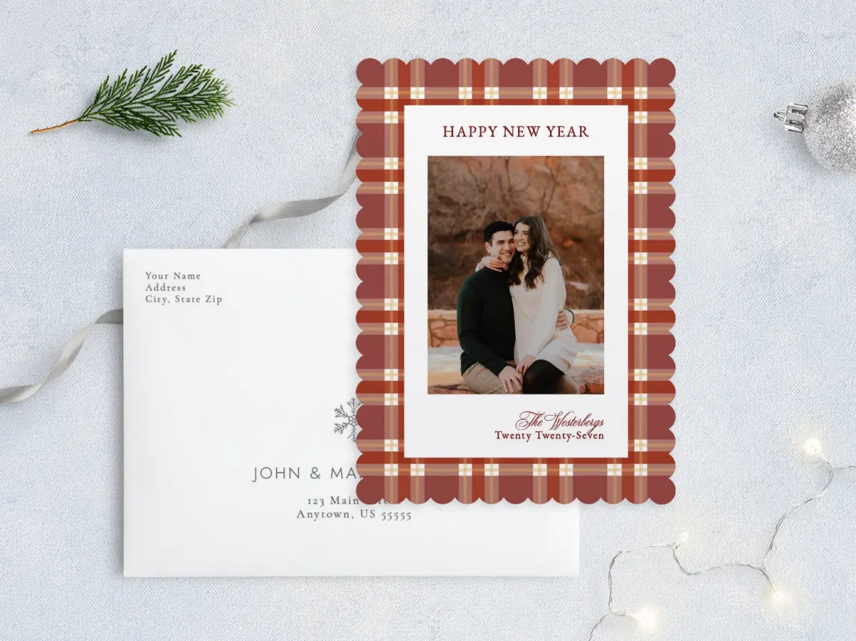 Front with Envelope Design