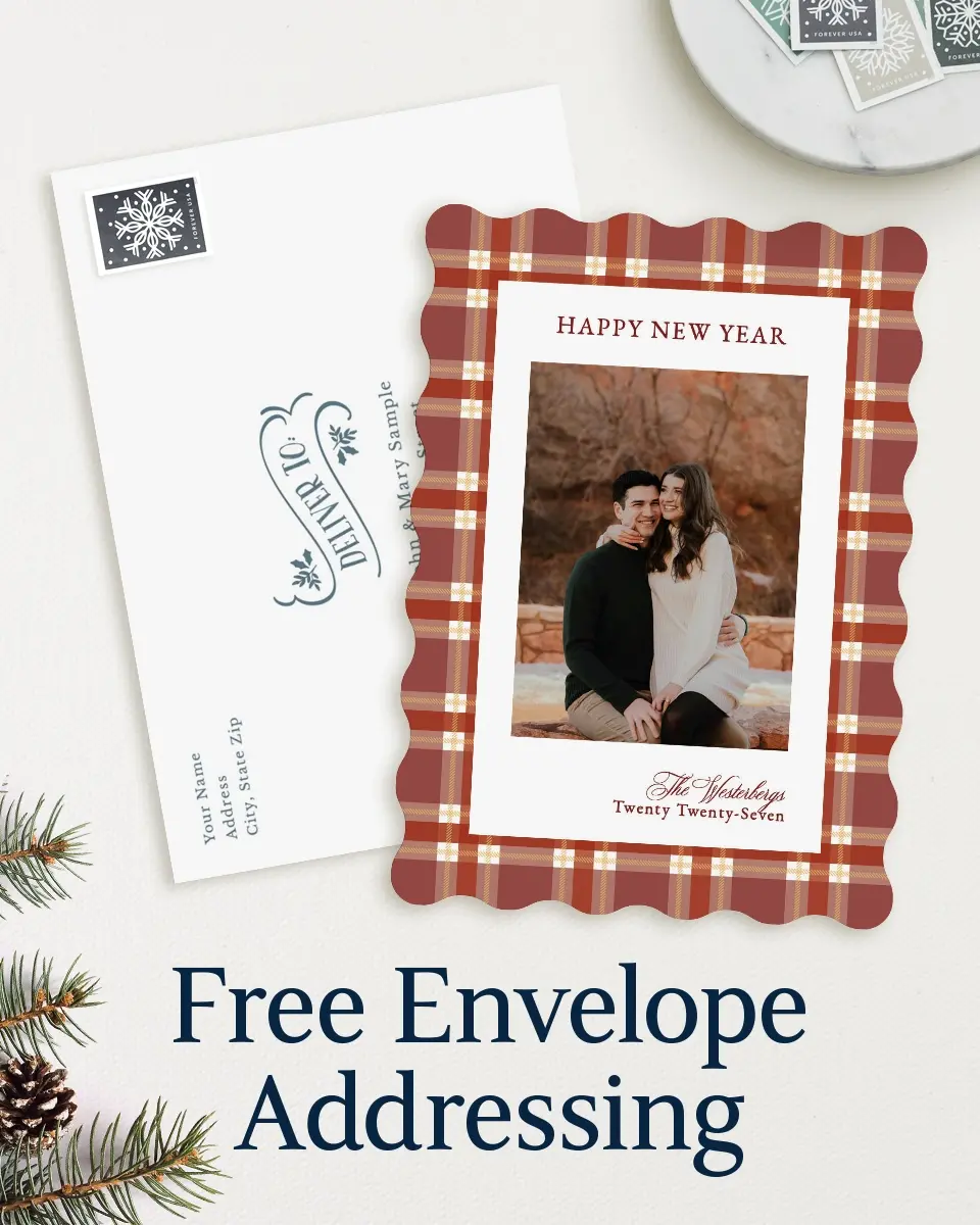 Wavy Christmas Cards