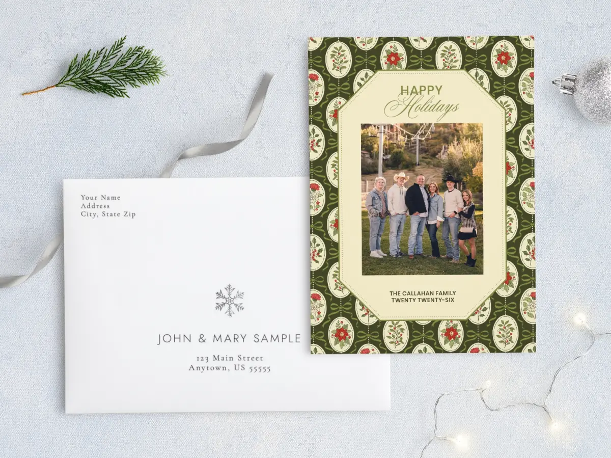 Front with Envelope Design