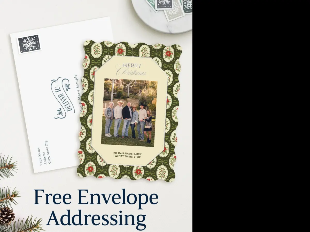 Wavy Christmas Cards