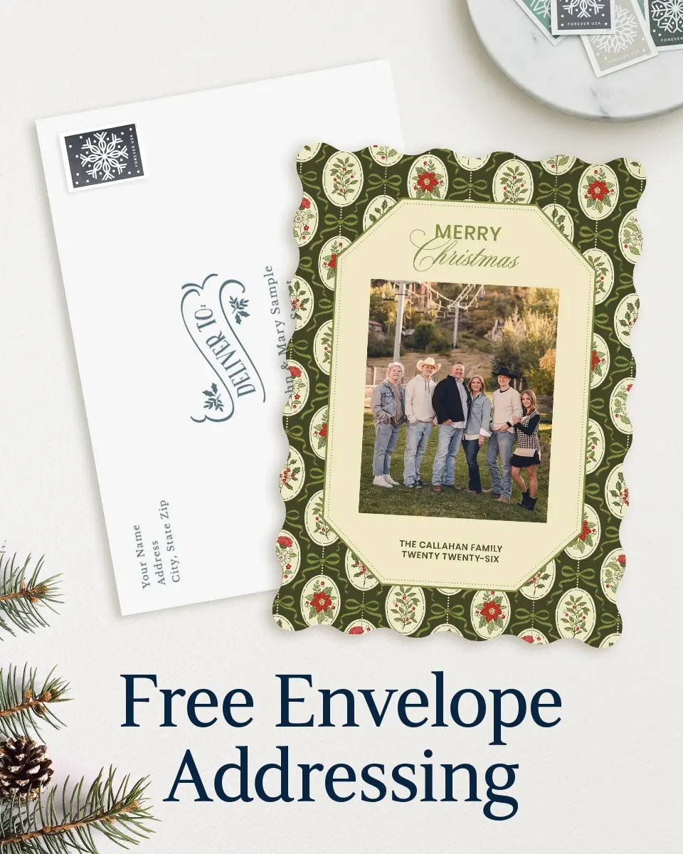 Wavy Christmas Cards
