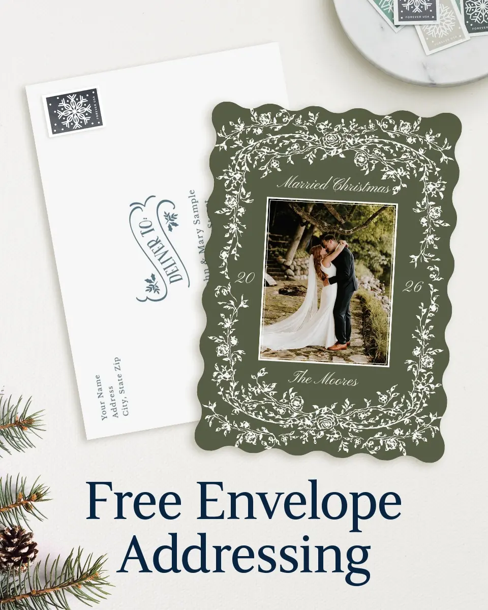Wavy Christmas Cards