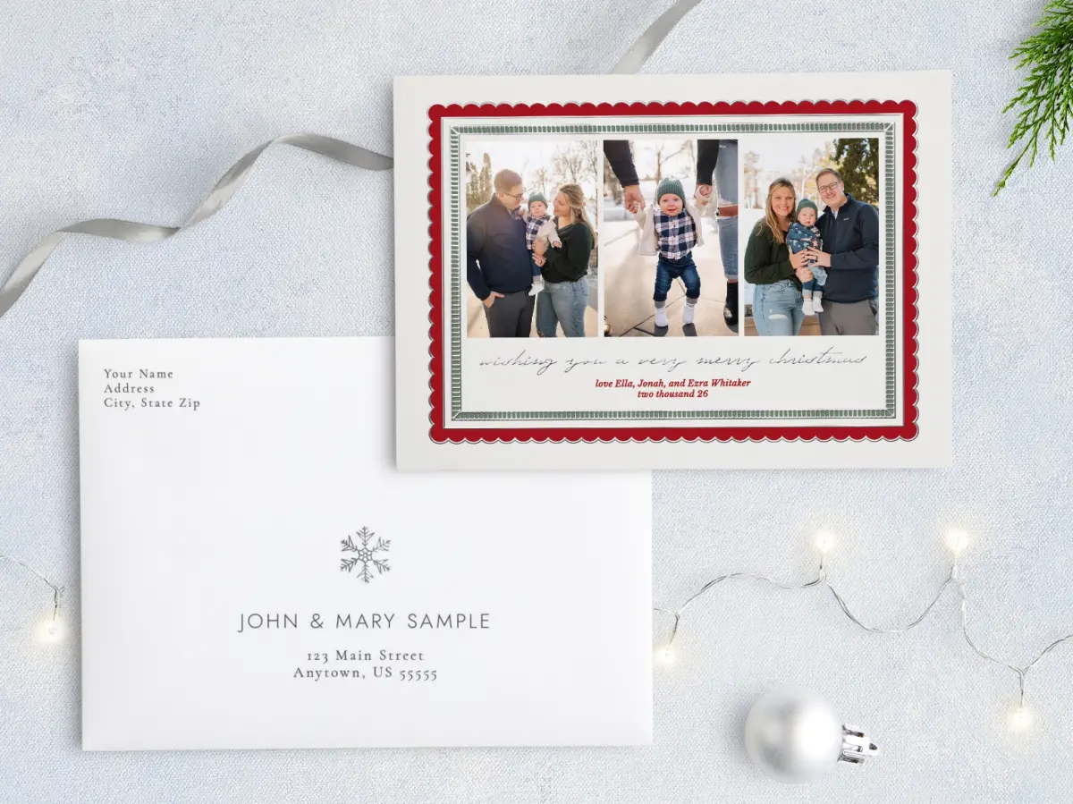 Front with Envelope Design