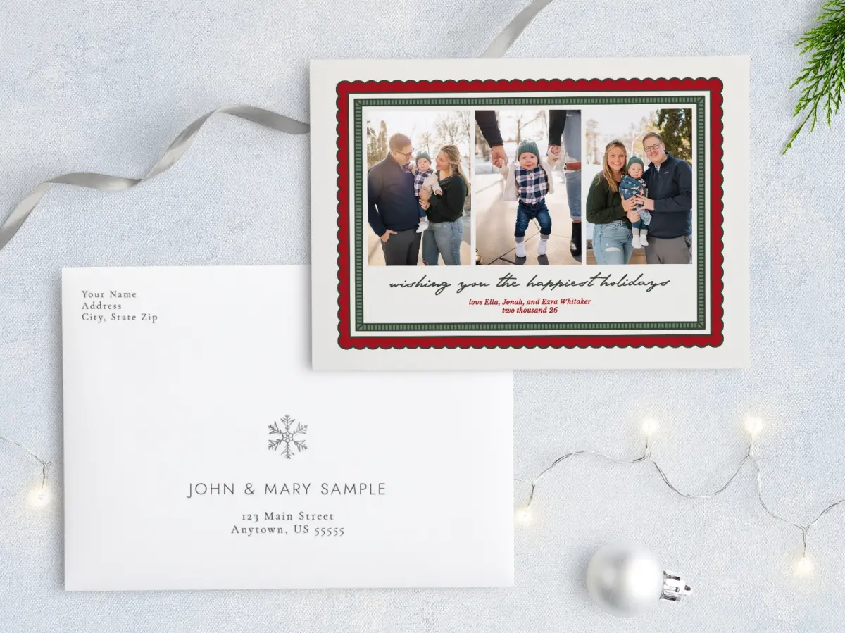 Front with Envelope Design