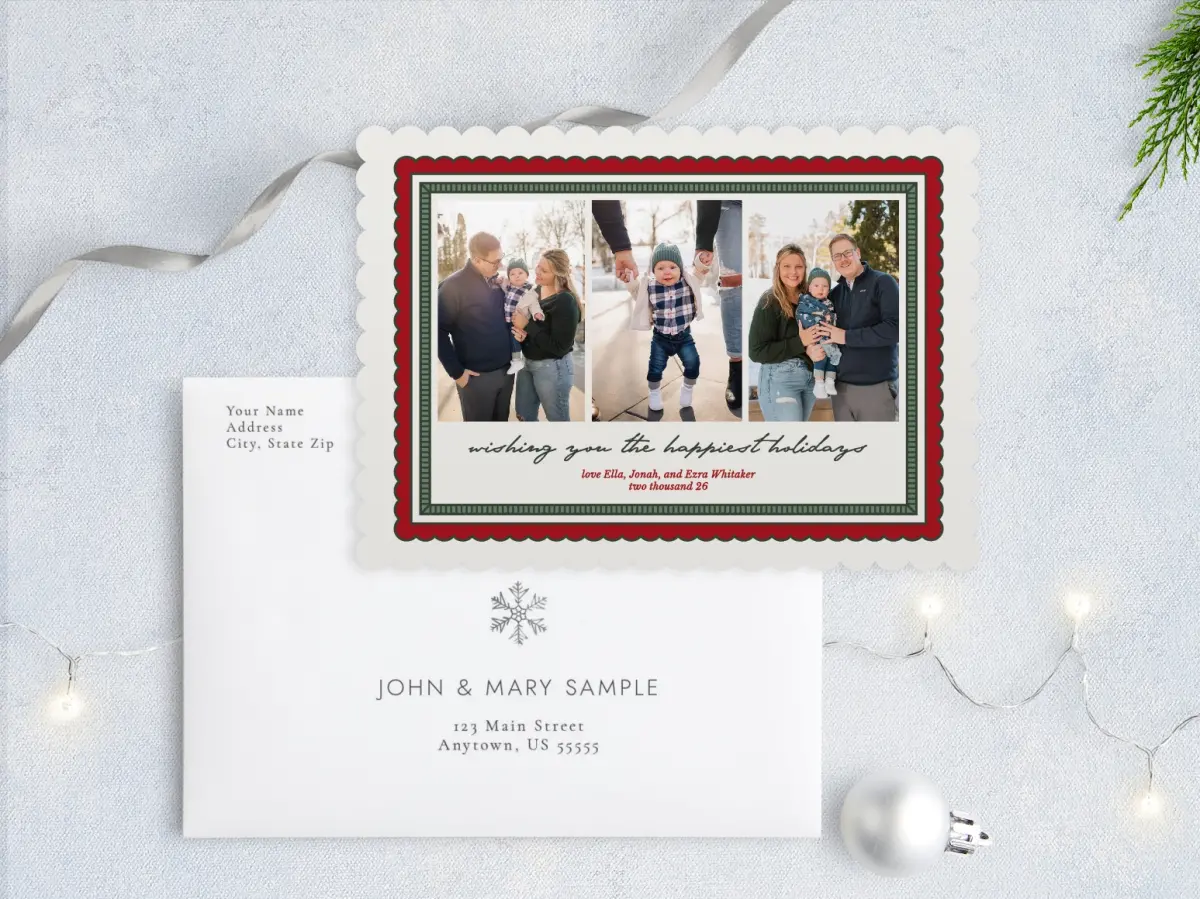 Front with Envelope Design