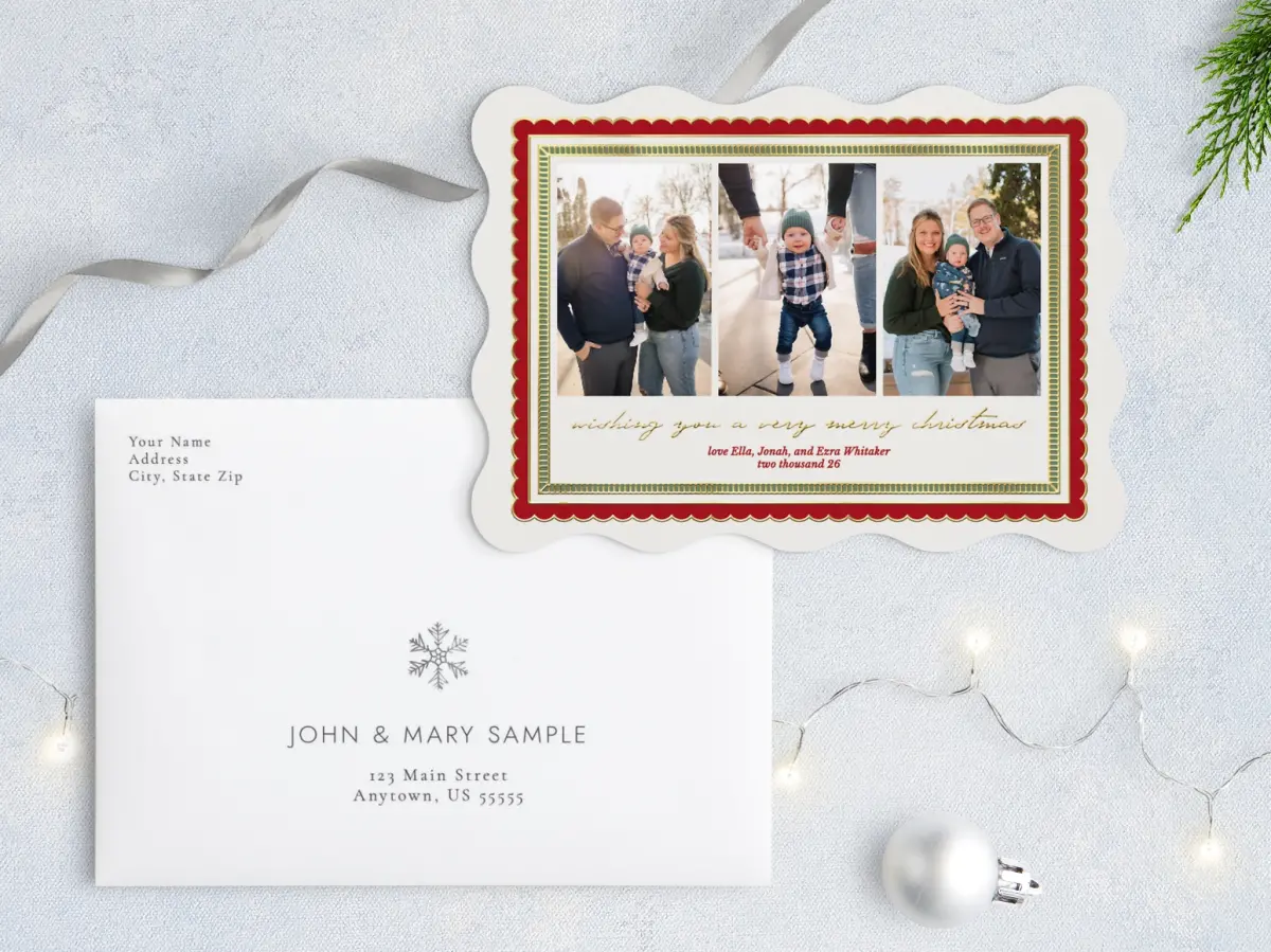 Front with Envelope Design