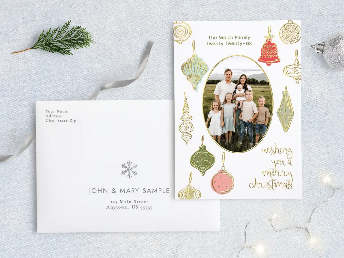 Front with Envelope Design