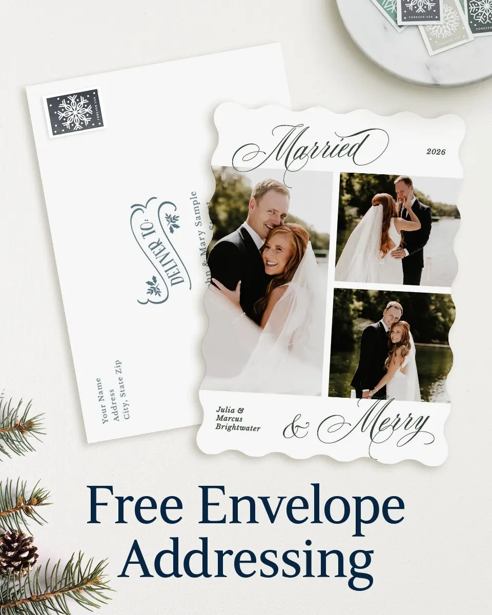 Wavy Christmas Cards