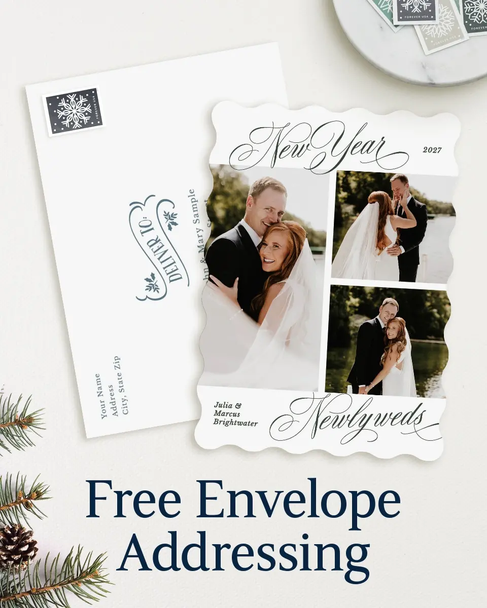 Wavy Christmas Cards