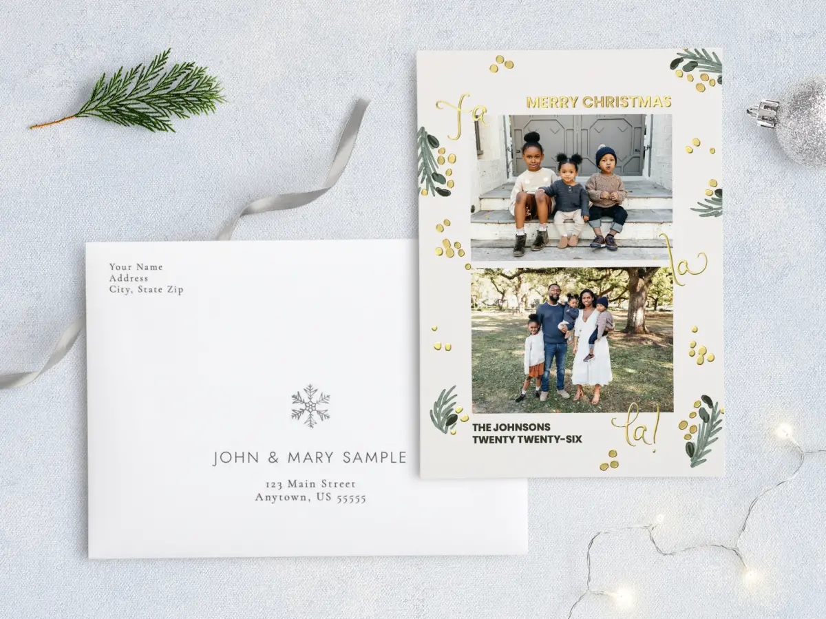 Front with Envelope Design