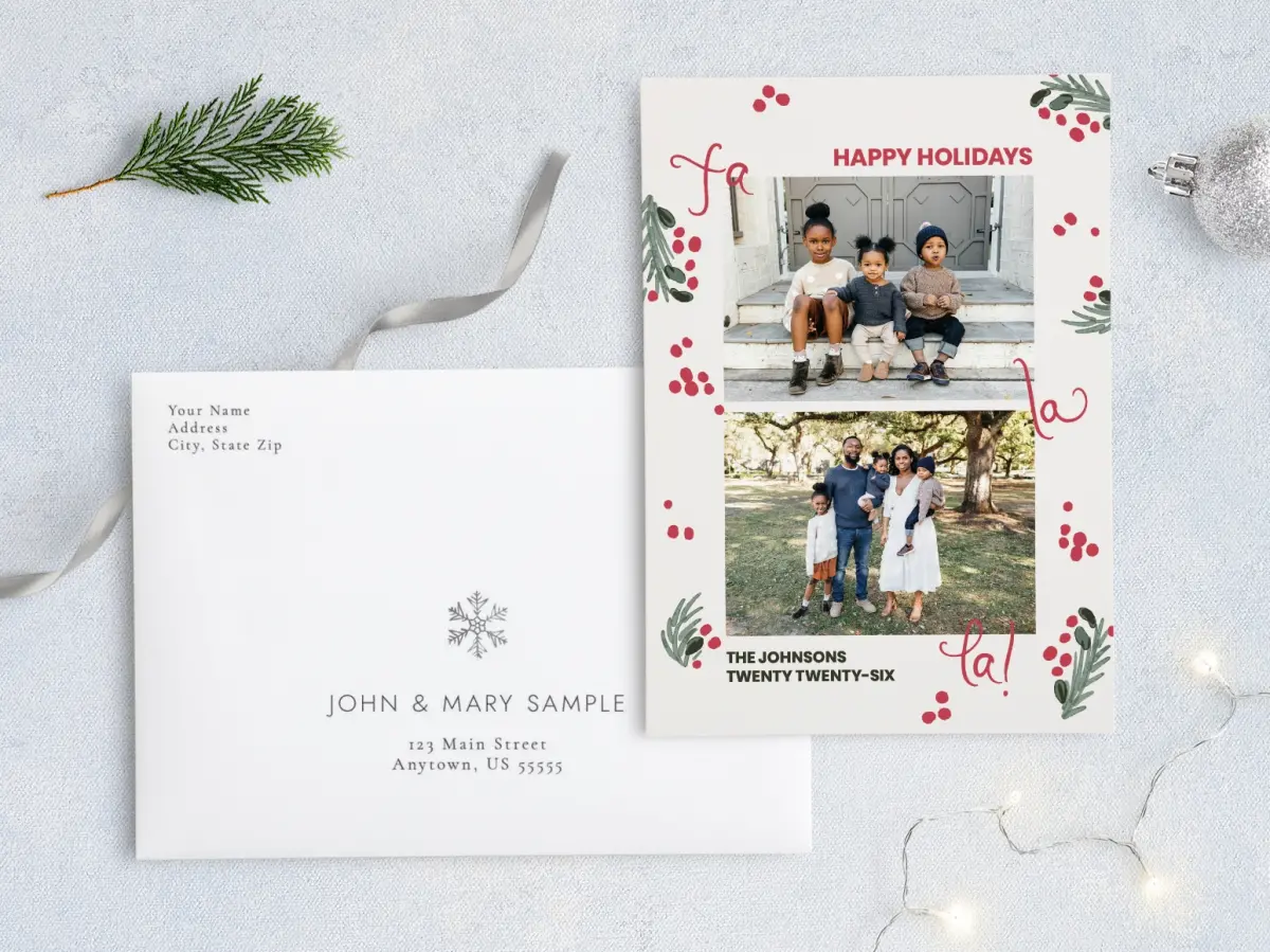 Front with Envelope Design
