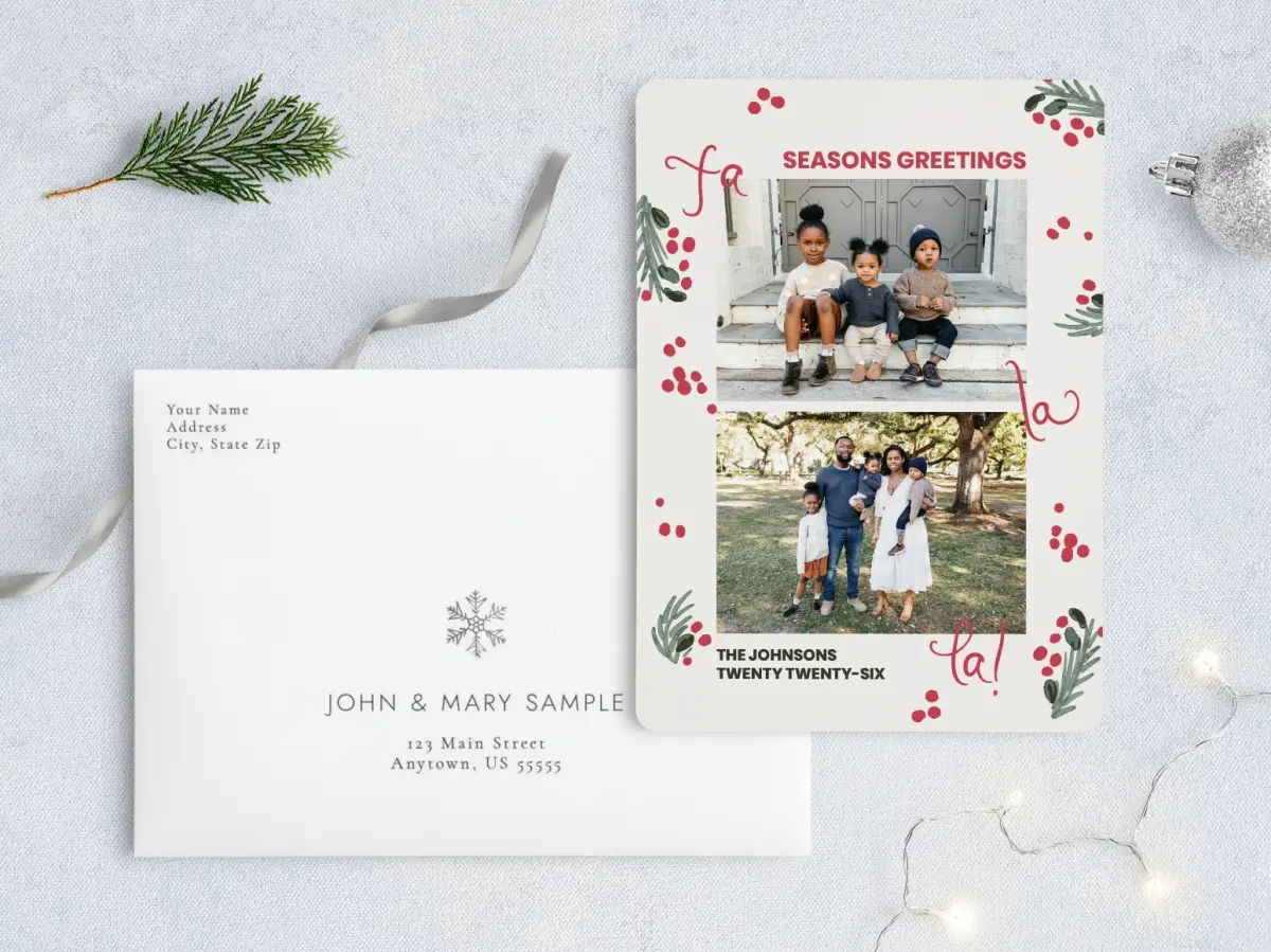 Front with Envelope Design