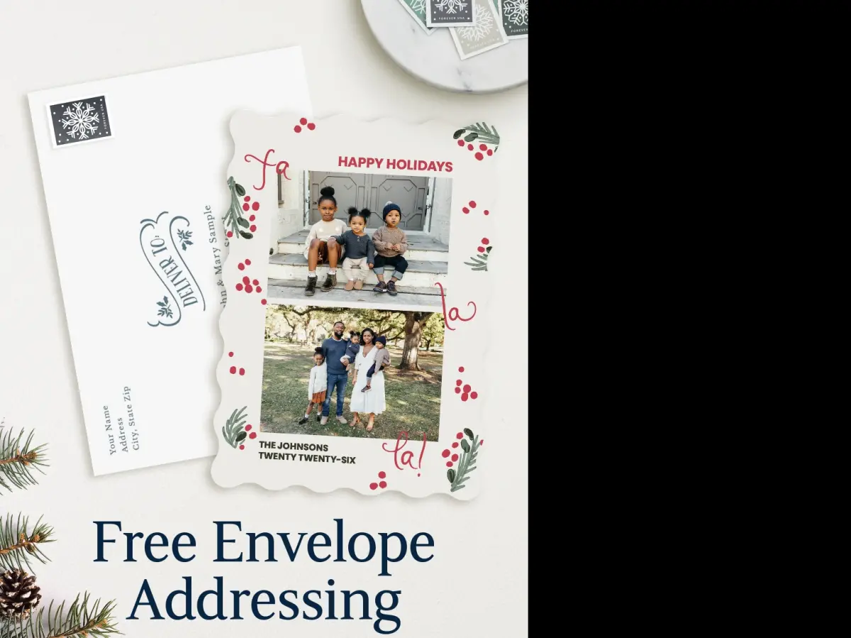 Wavy Christmas Cards