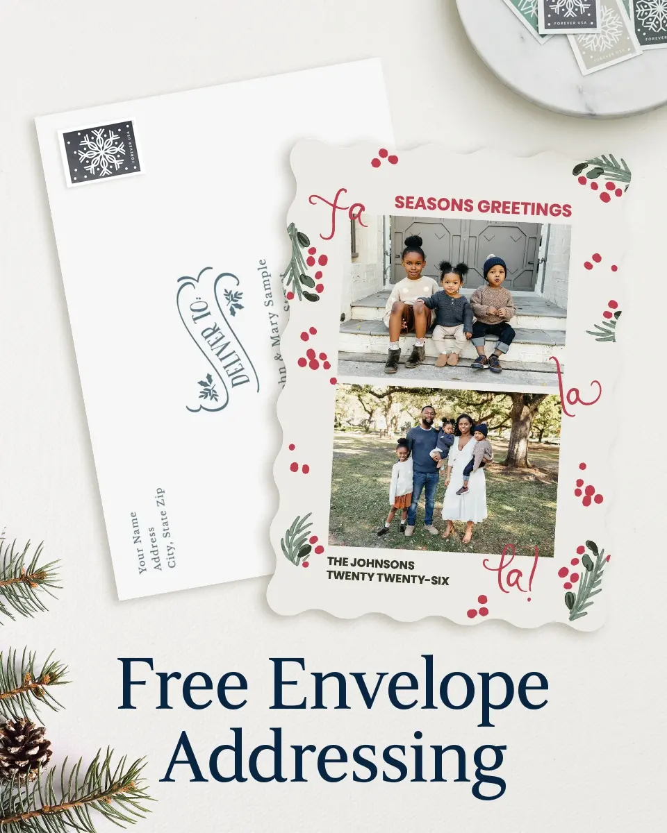 Wavy Christmas Cards