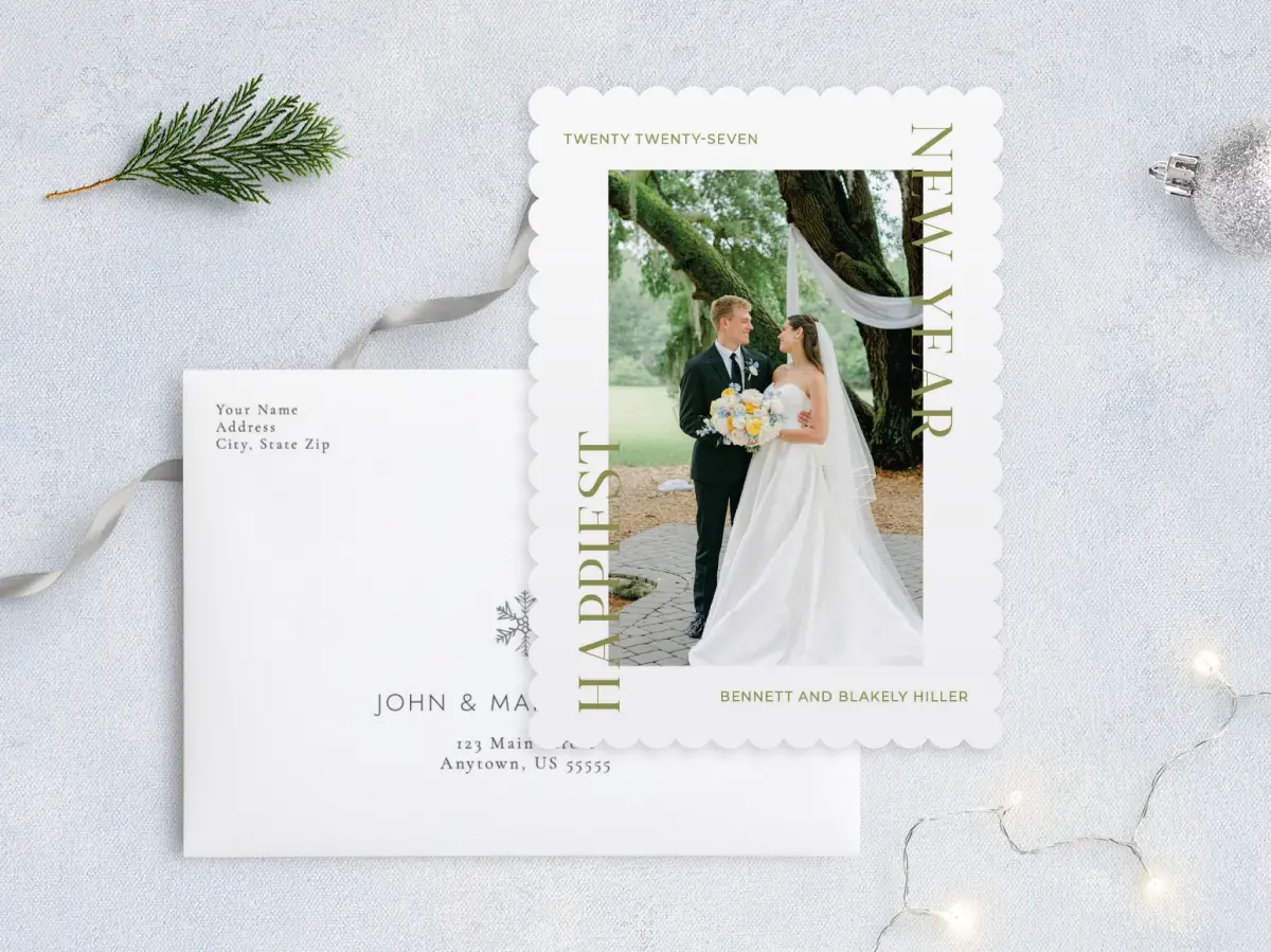 Front with Envelope Design