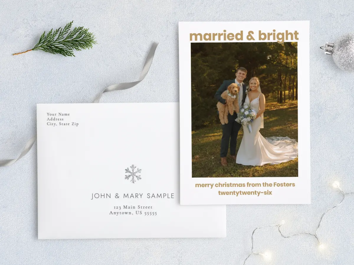 Front with Envelope Design