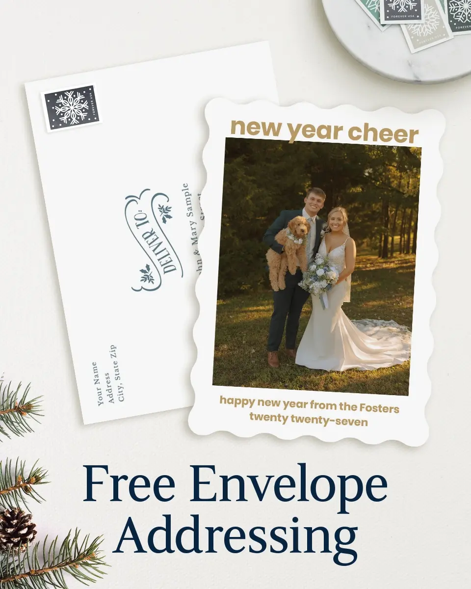 Wavy Christmas Cards