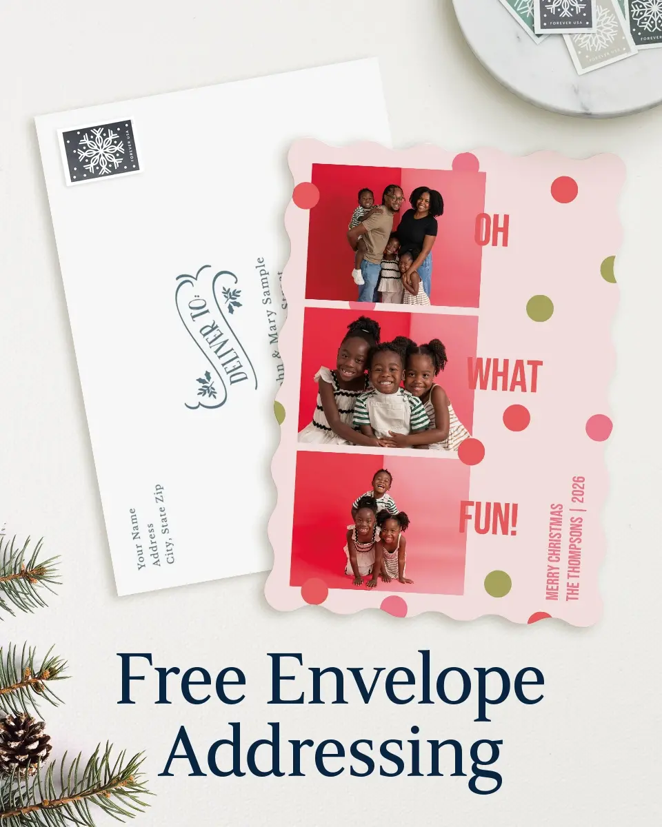 Wavy Christmas Cards