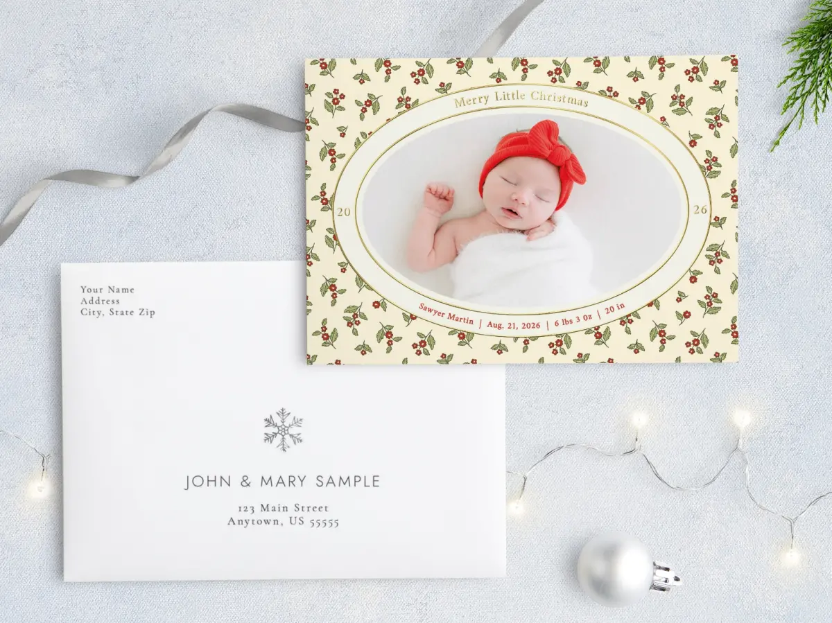 Front with Envelope Design