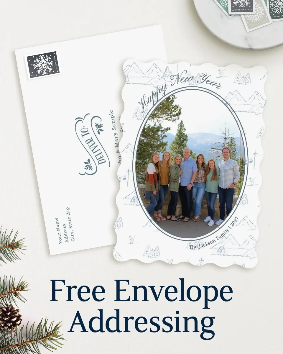 Wavy Christmas Cards