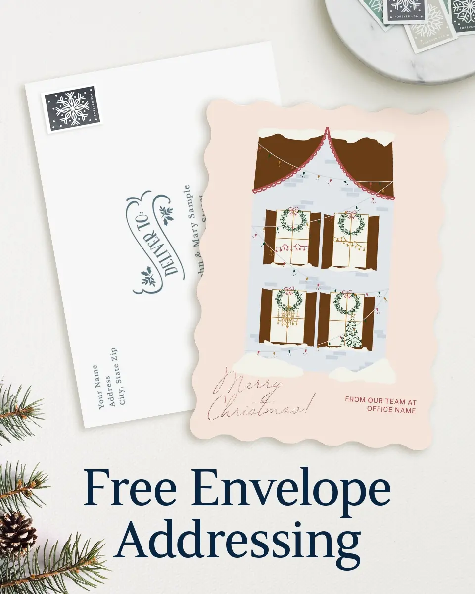 Wavy Christmas Cards