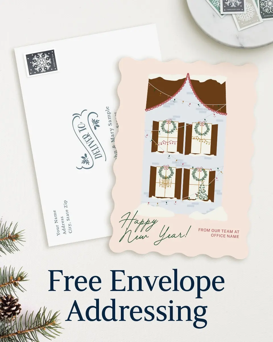 Wavy Christmas Cards
