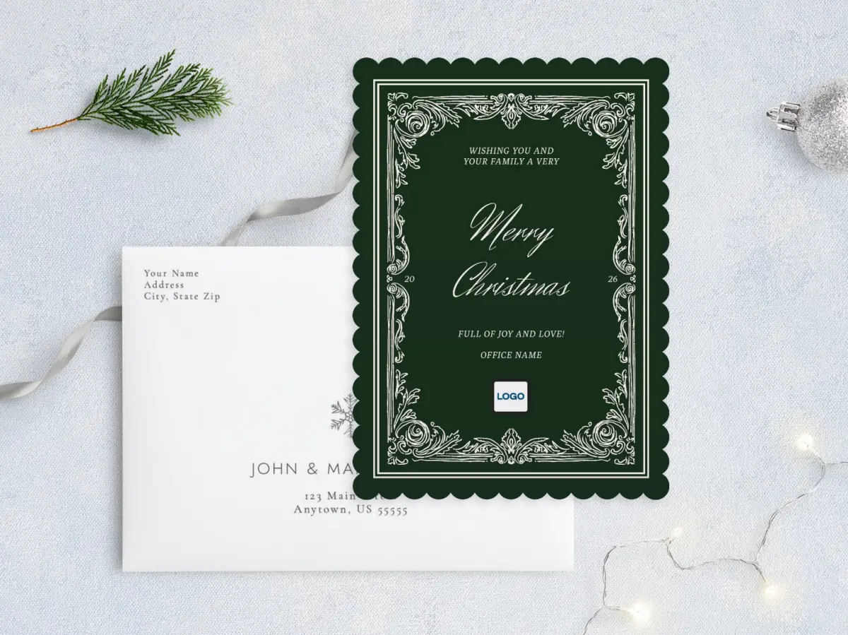 Front with Envelope Design