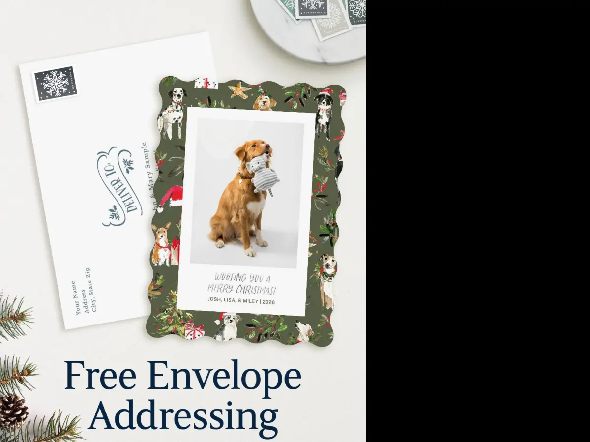 Wavy Christmas Cards