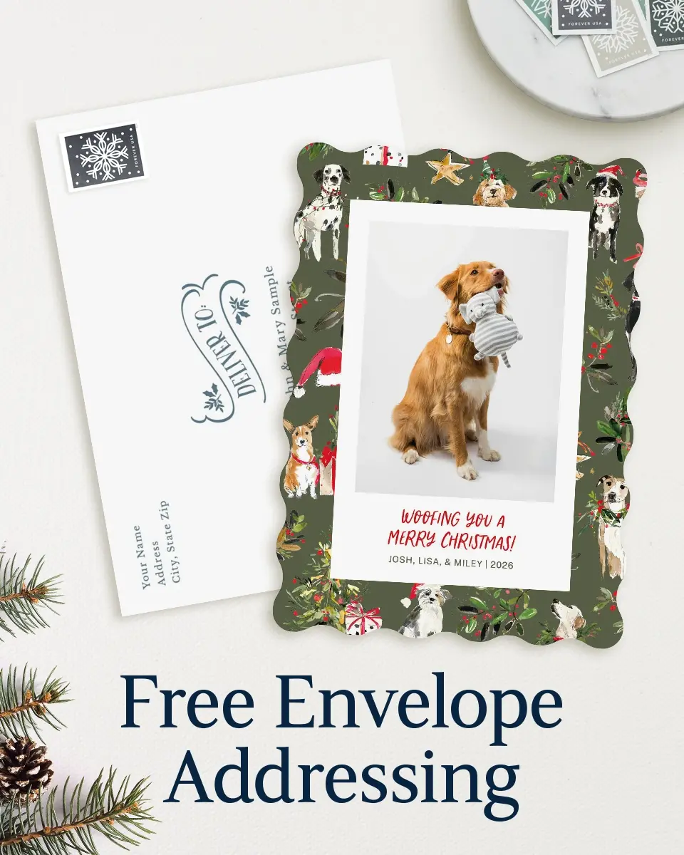 Wavy Christmas Cards