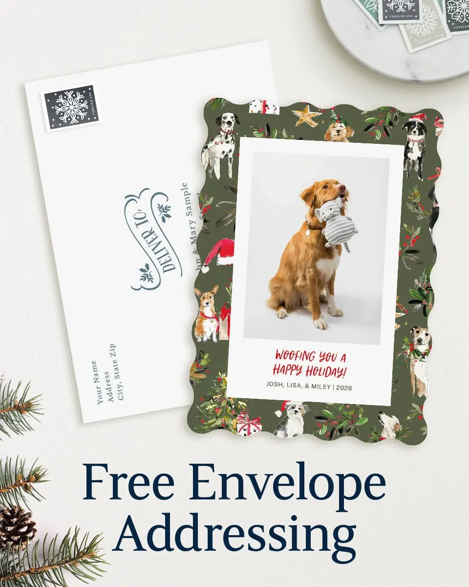 Wavy Christmas Cards