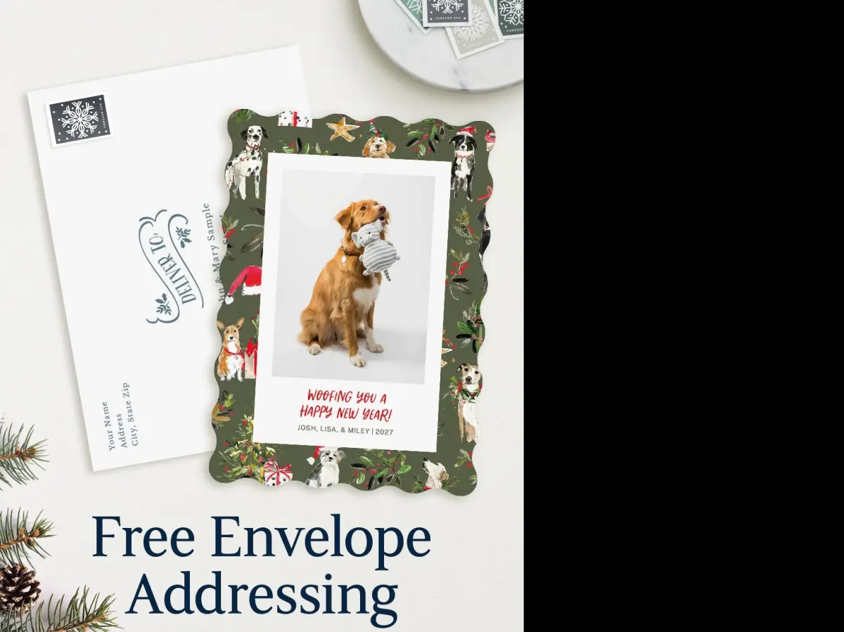 Wavy Christmas Cards