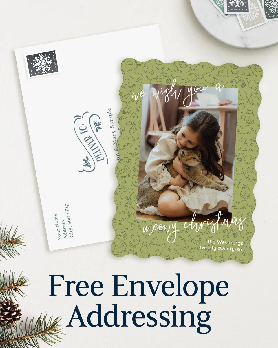 Wavy Christmas Cards