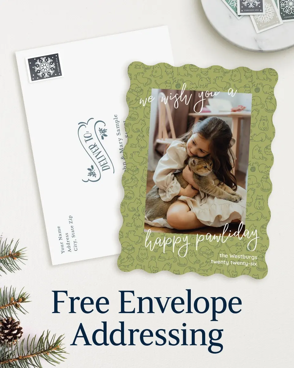 Wavy Christmas Cards