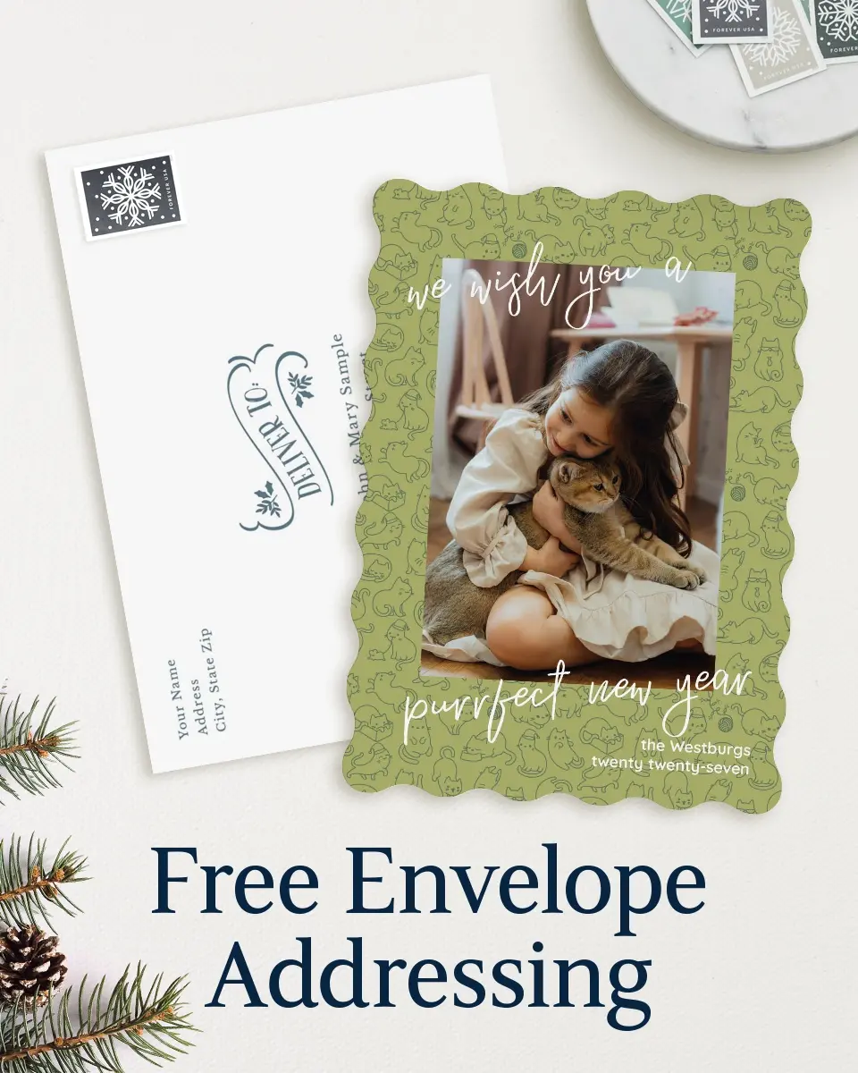 Wavy Christmas Cards
